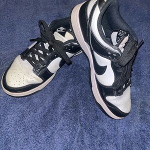 Nike Black and White Athletic Shoes